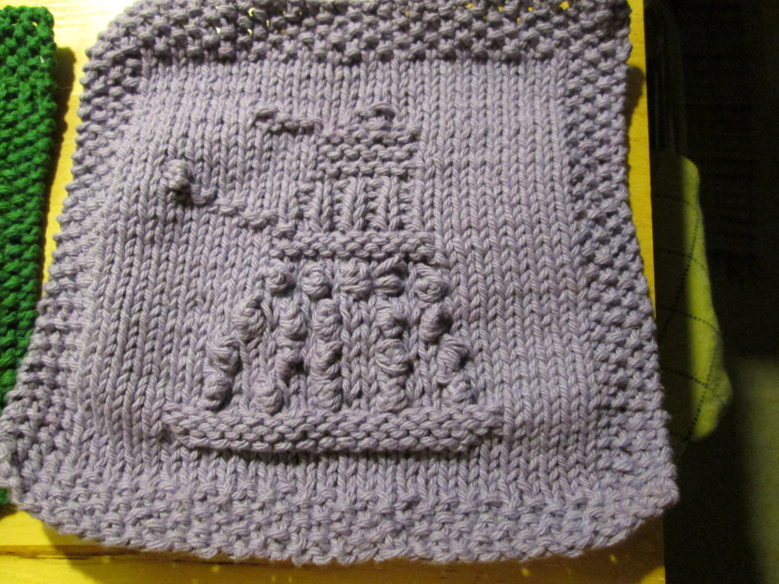 This is a dishrag, with a Dalek knitted into it.  You won't use it to do laundry, but you might need to wash it eventually.  Here's how.