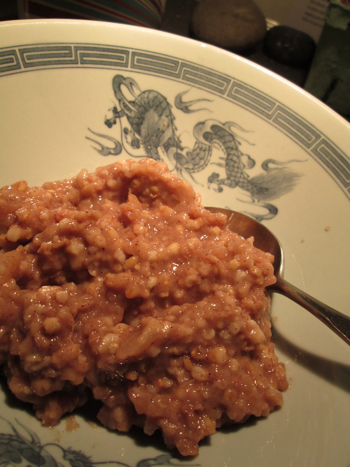 Oh, oatmeal, you're not pretty, but you are oh so good.