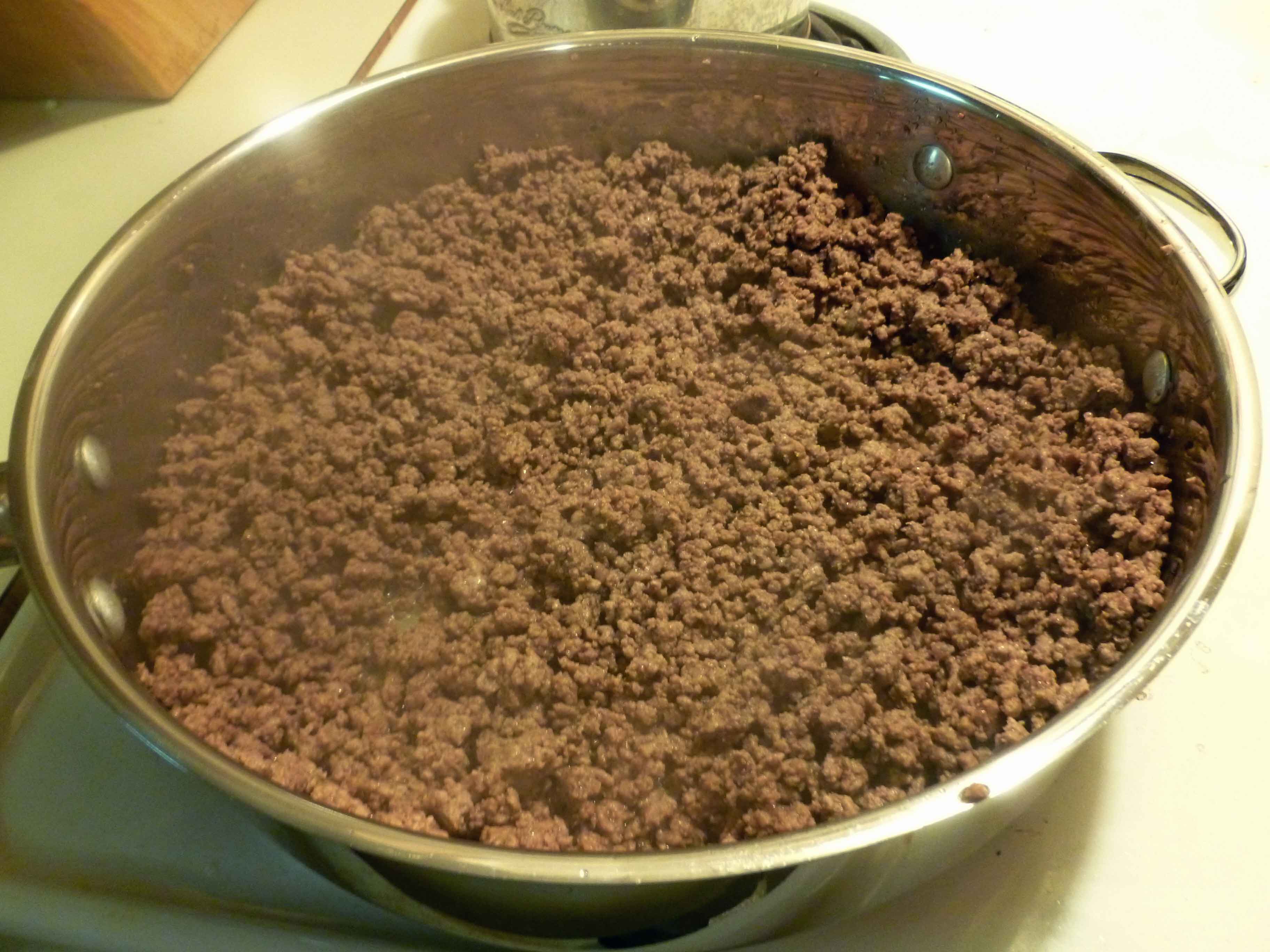 Browned Ground Beef