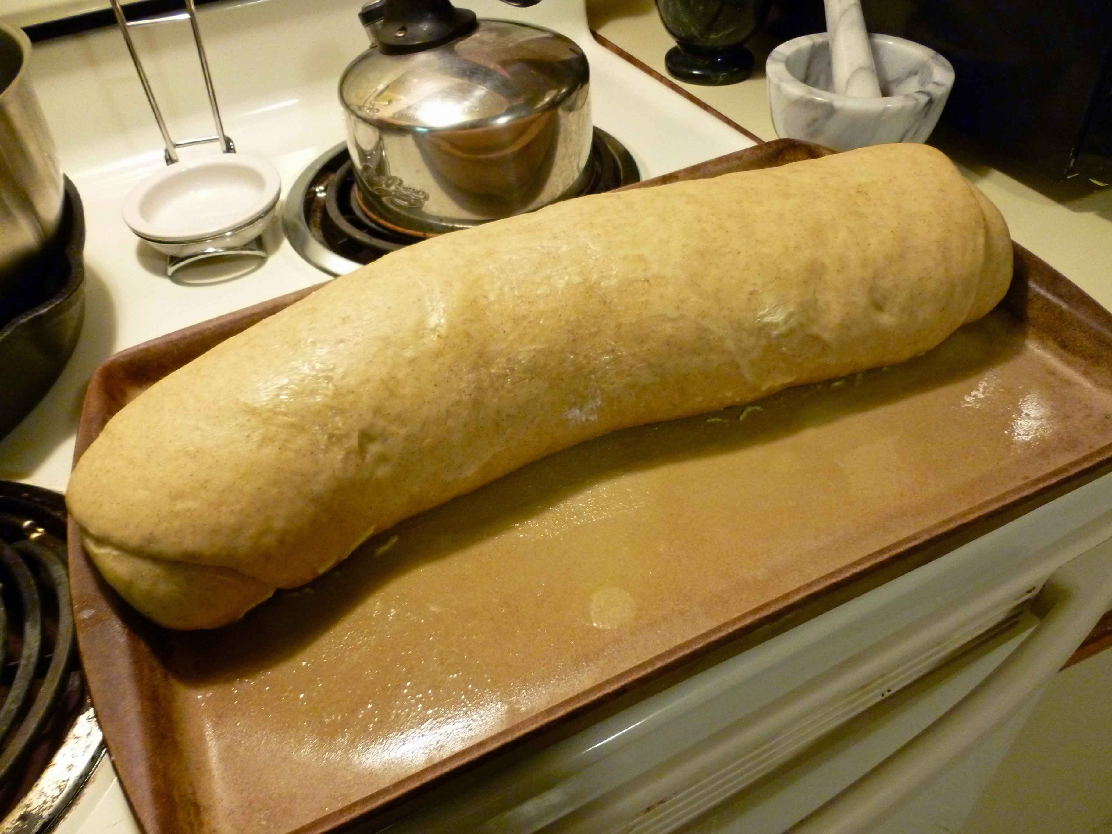 Bread Roll After Rising