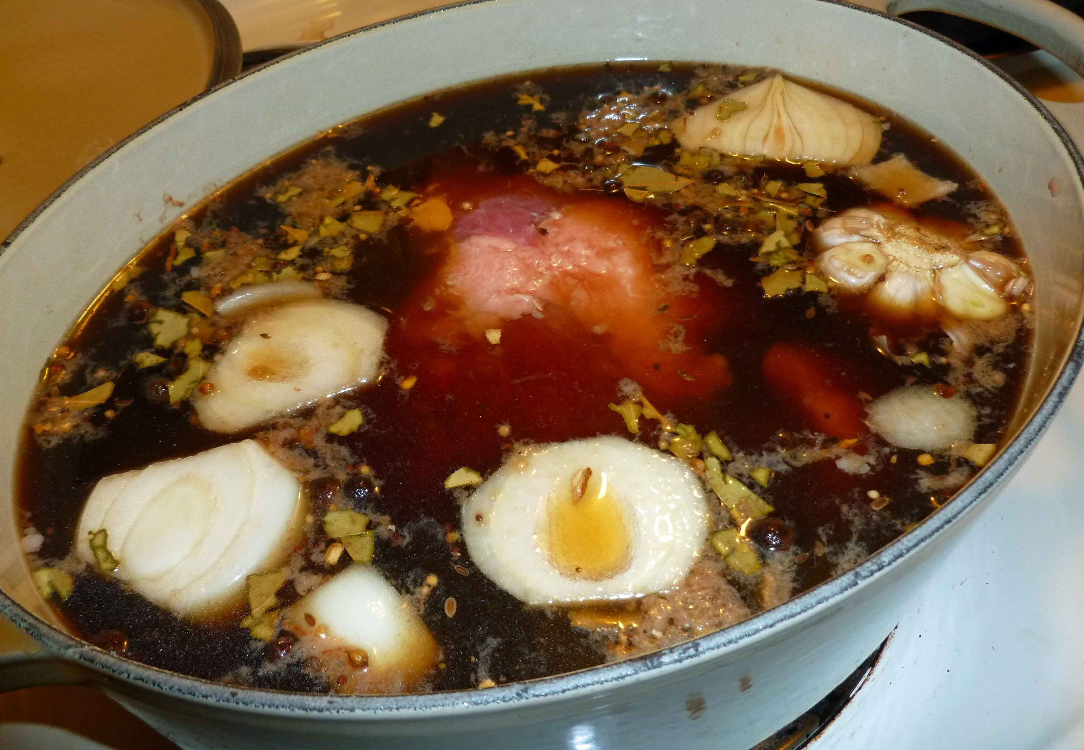 Corned Beef with Braising Liquid