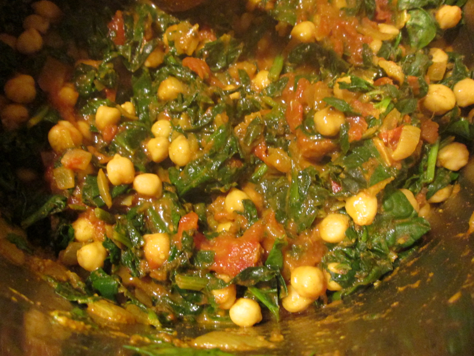 Chickpea Spinach Curry