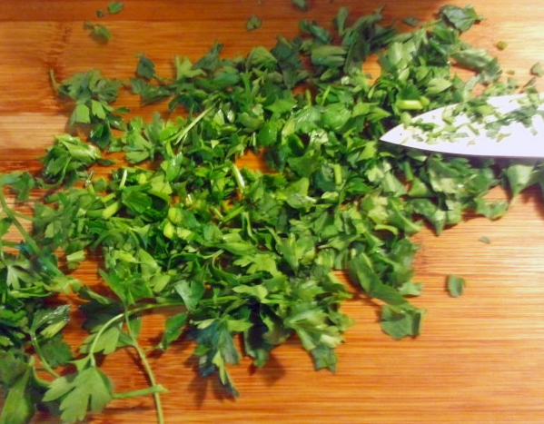 Fresh parsley, chopped