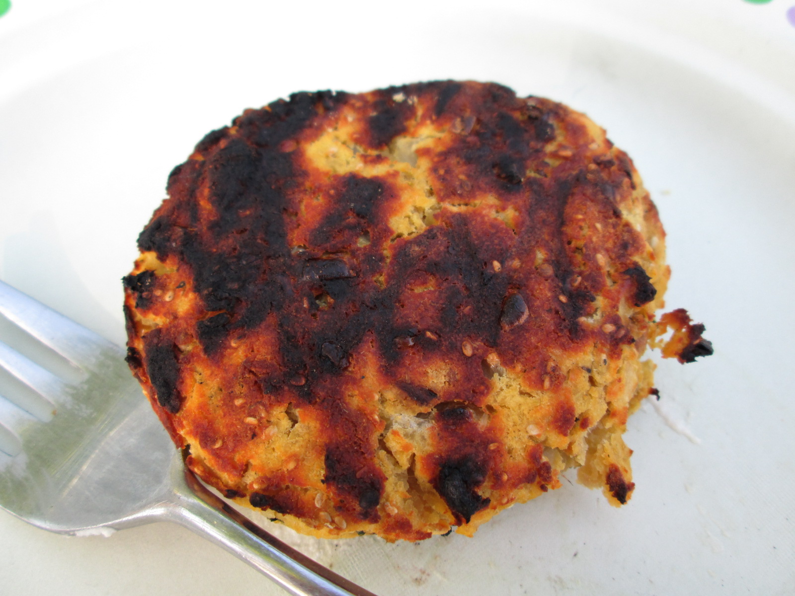 Summer perfection -- the veggie burger