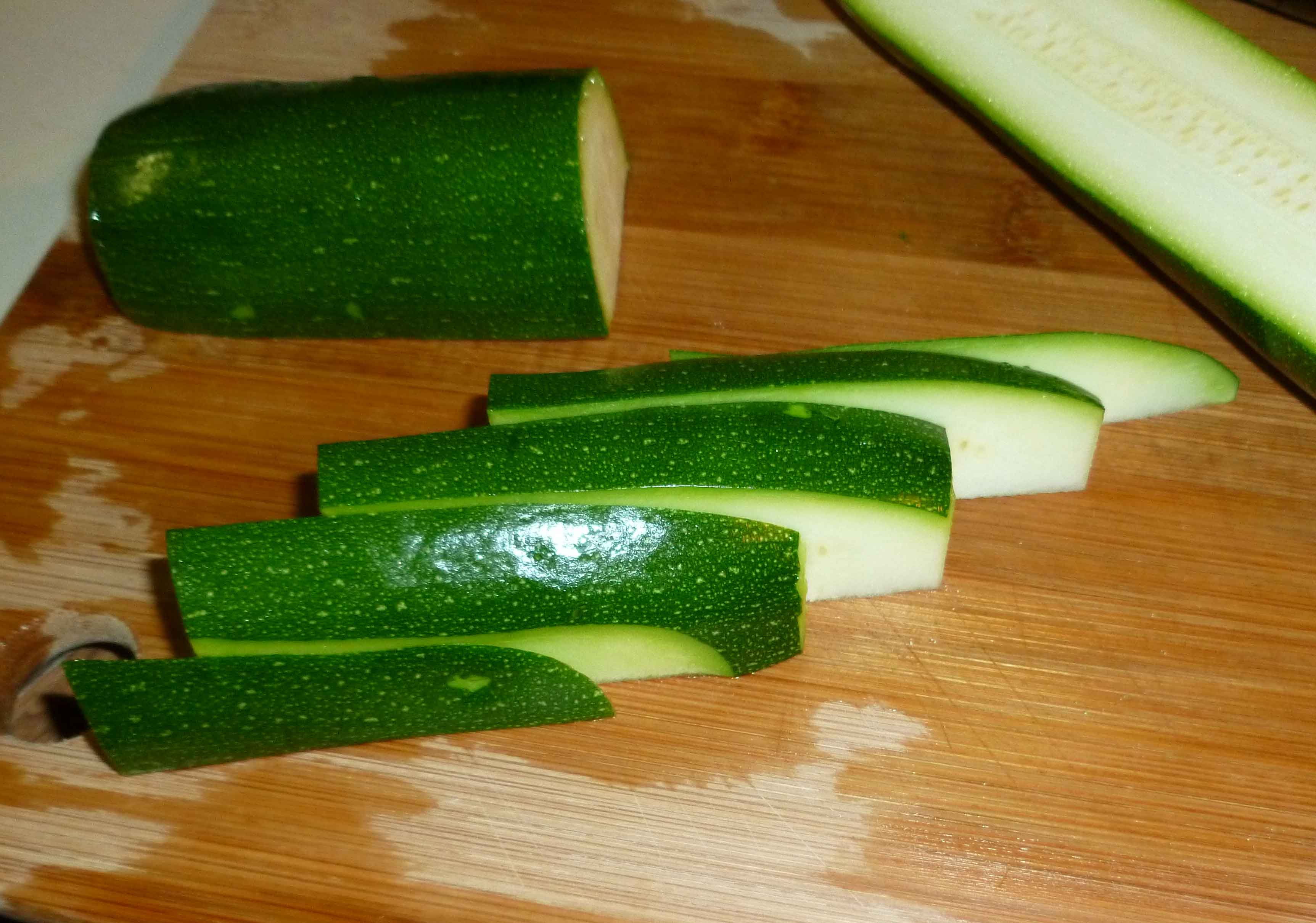 Sliced Zucchini