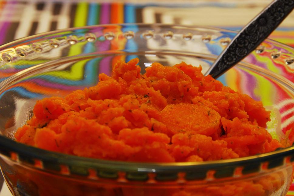 Maple Dill Carrots, close up. Photo by J. Andrews