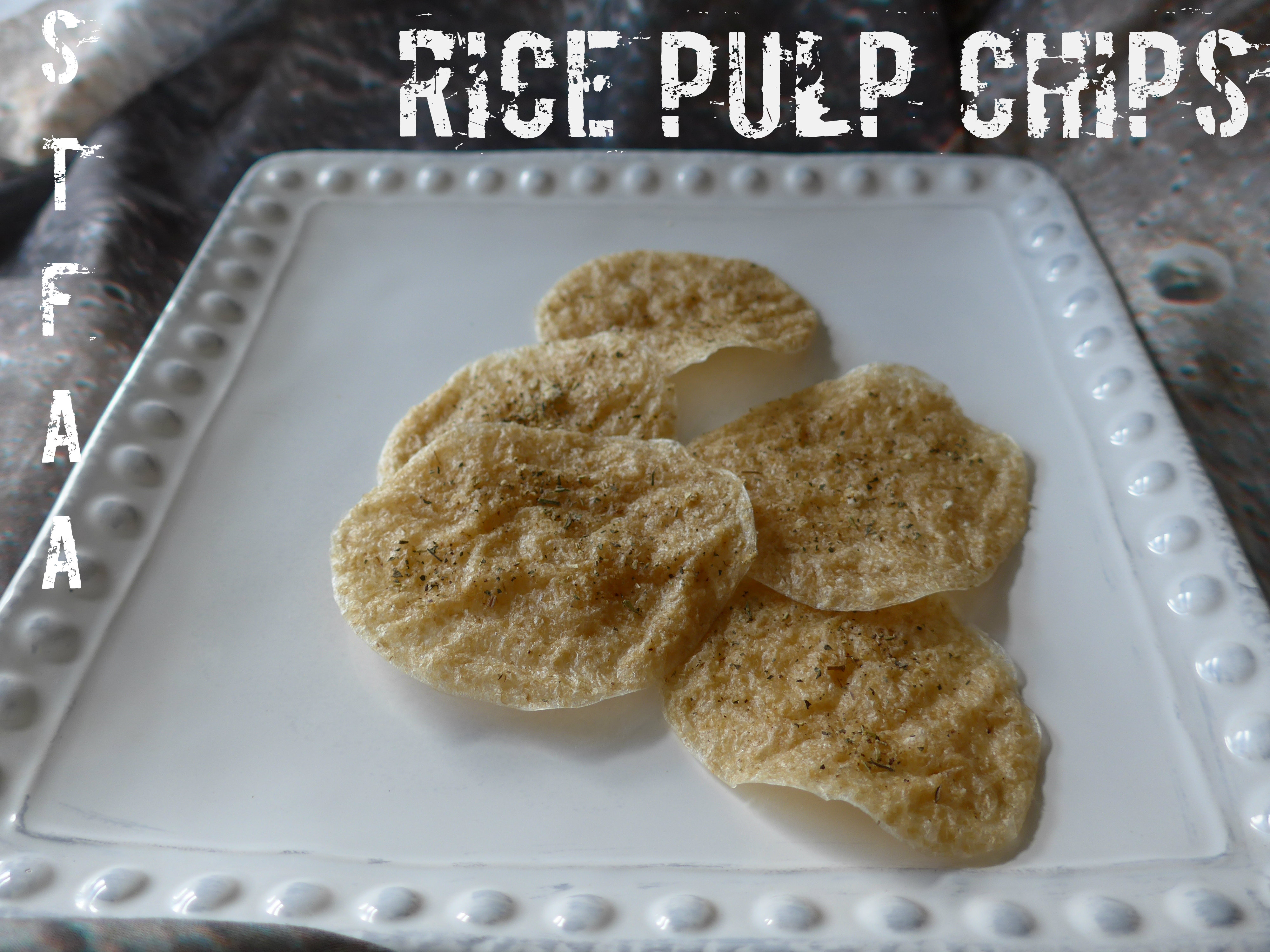 Brown Rice Pulp Chips