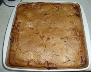 Apple Cake after baking