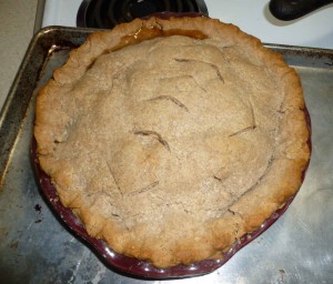 Gluten-free Apple Pie (vegan option)