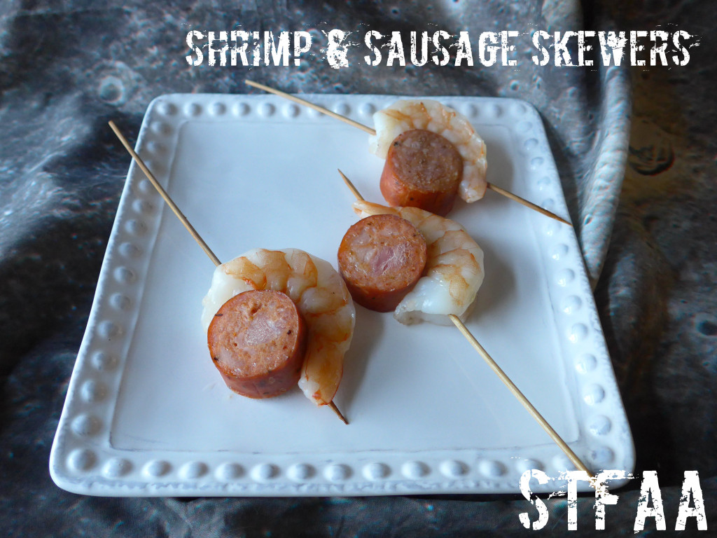 Shrimp & Sausage Skewers