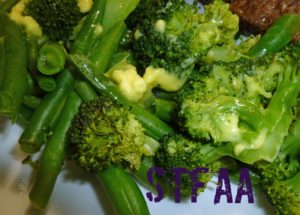 Homemade Margarine, New and Improved on steamed broccoli