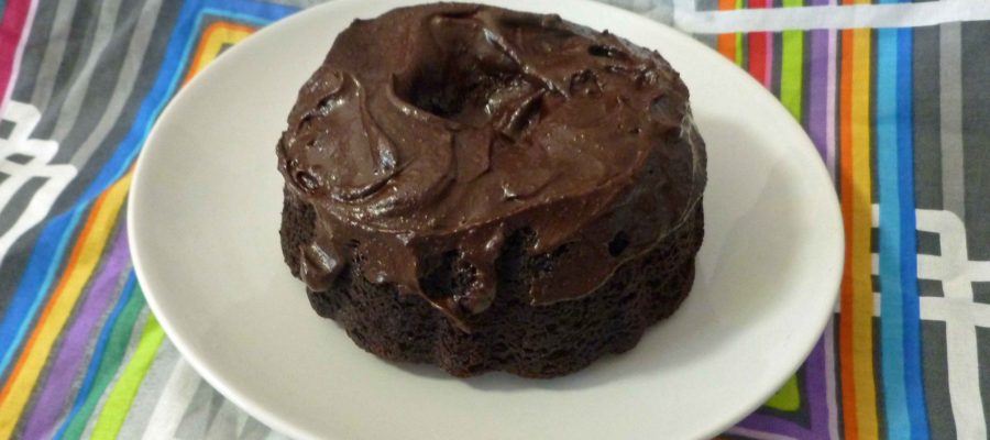 Chocolate Mini Bundt Cakes with Chocolate Cinnamon Frosting