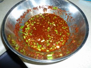 Korean red pepper flake mixture 