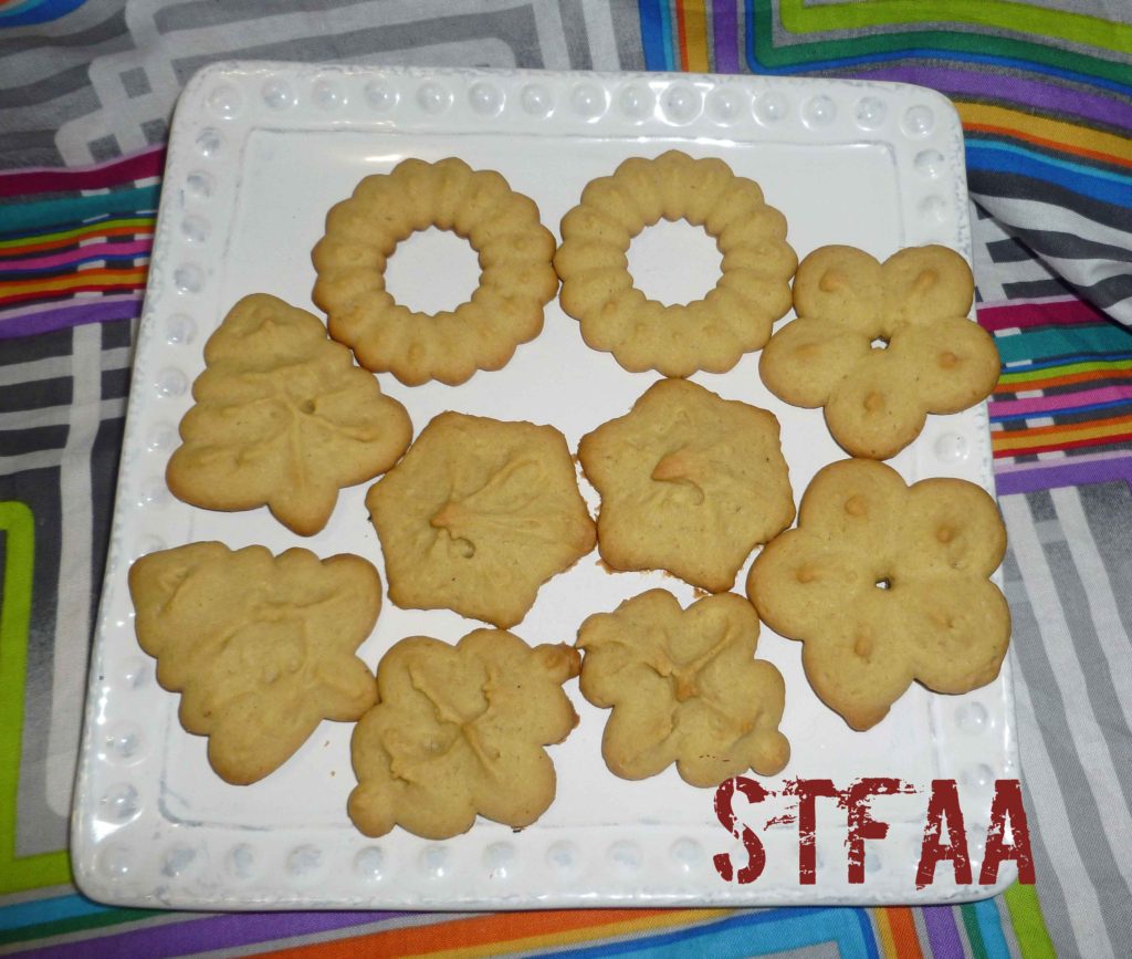 Spritz or Cookie Press Cookies - Gluten-Free, Dairy-Free, and Egg-Free