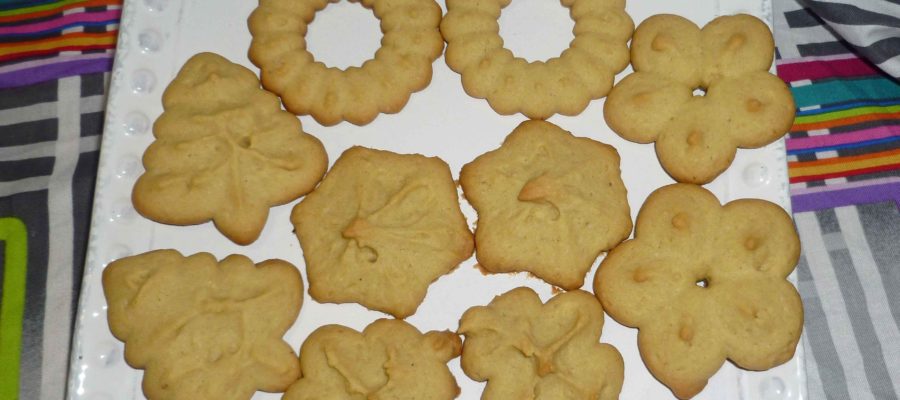 Spritz or Cookie Press Cookies – Gluten-Free, Dairy-Free, and Egg-Free