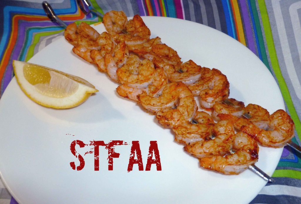 Cajun Seasoned Shrimp Skewers