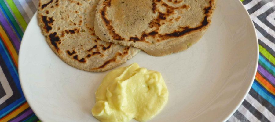 Garlic Double Header: Toum Sauce and Garlic Sorghum Flatbread