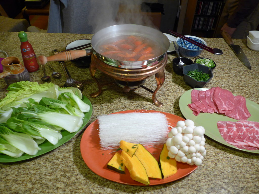 The Hot Pot spread.