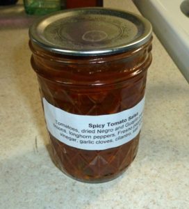 My homemade salsa (ta da, haha!)