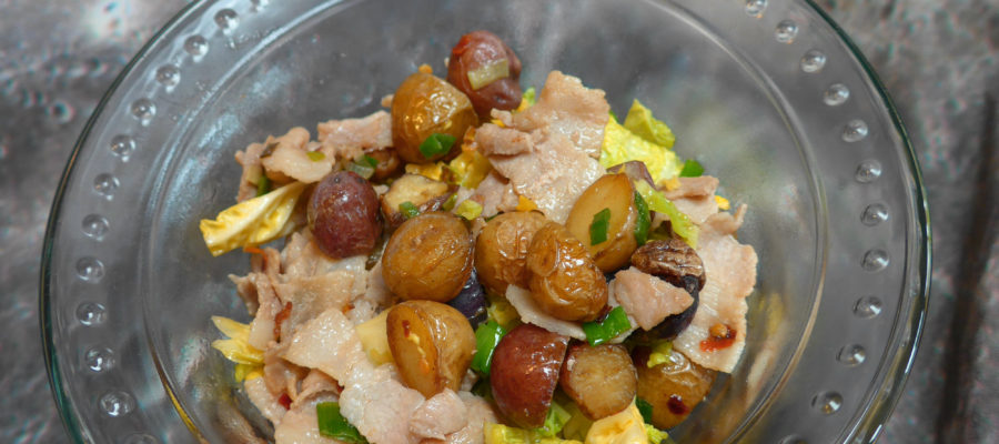 Stir-fried Potatoes with pork and cabbage