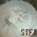 Vegan Whipped Topping with stiff peaks