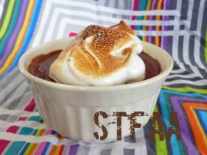 Chocolate Pudding, Vegan and Gluten-Free with Vegan Whipped Topping, also gluten-free